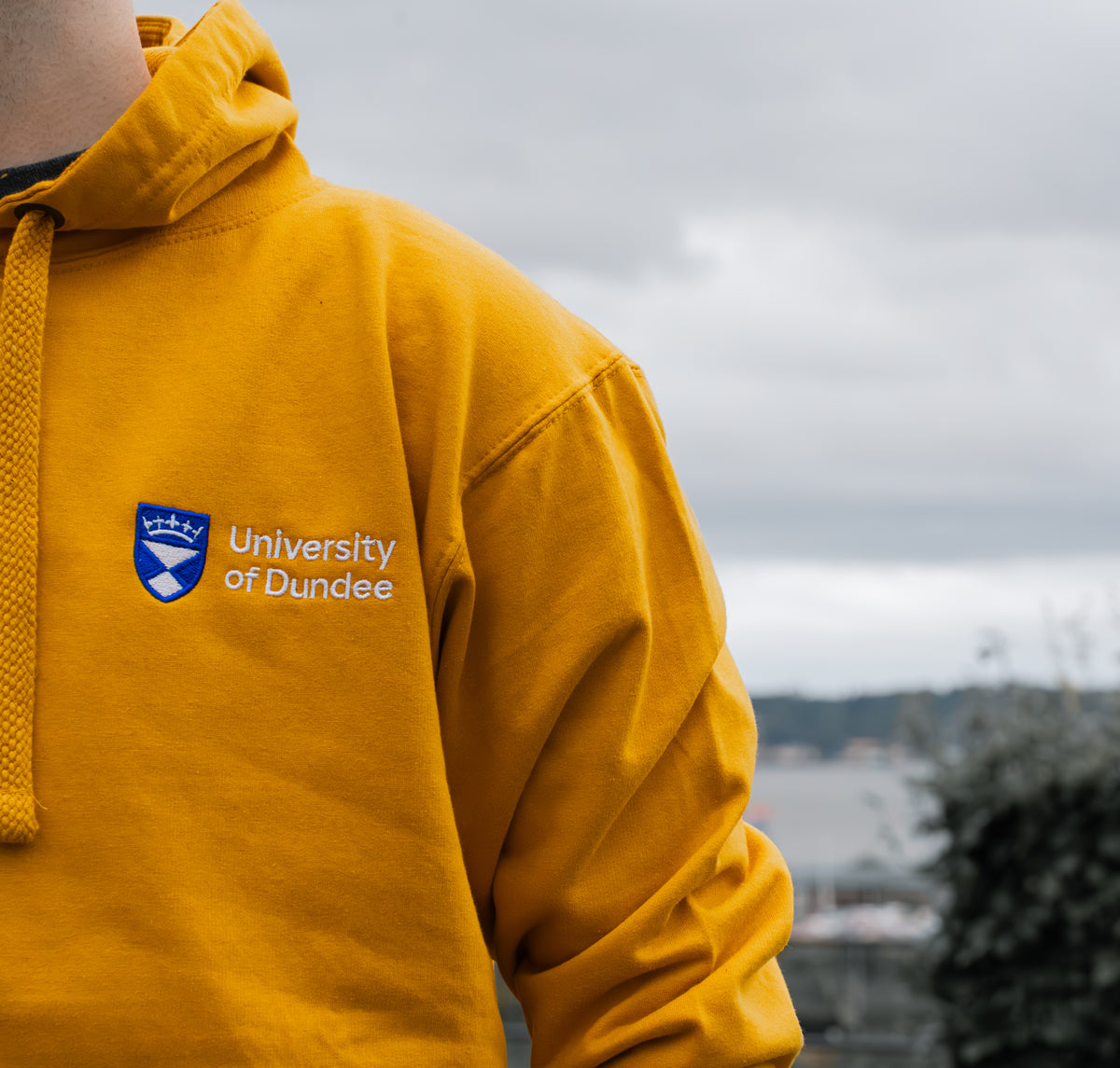 Sustainable University of Dundee Embroidered Hoodie