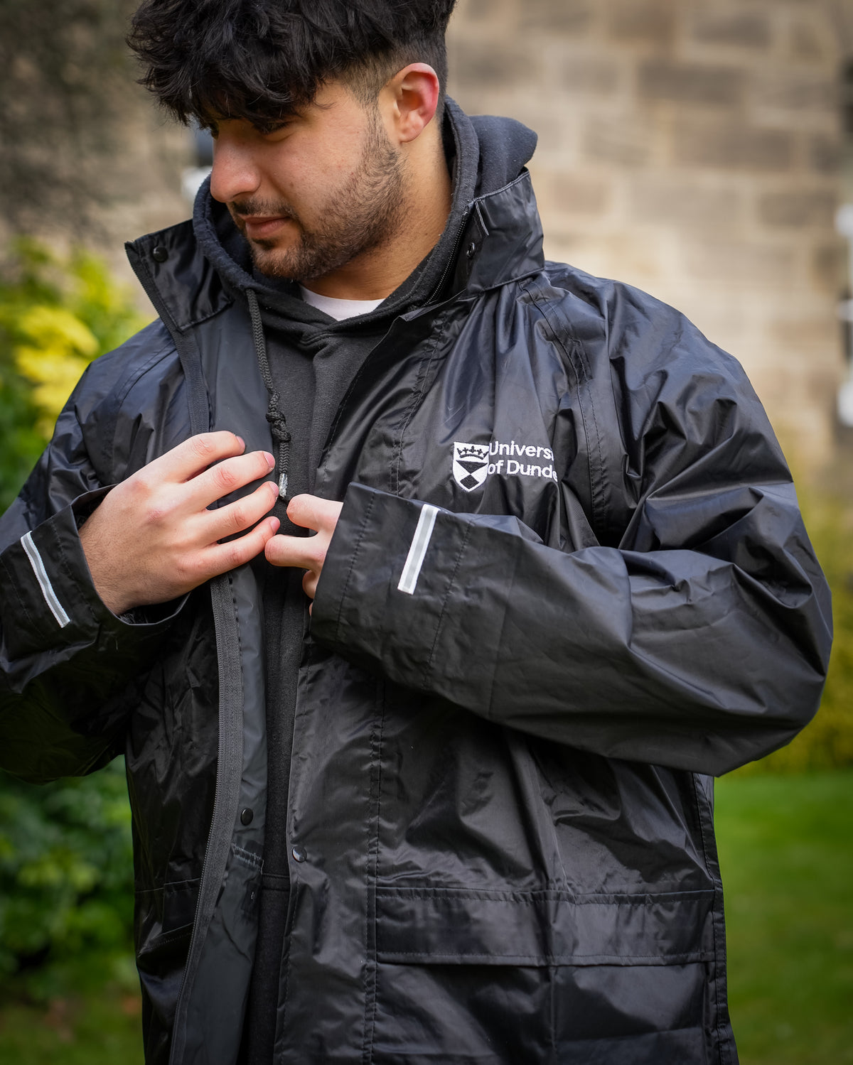 University Of Dundee Padded Rain Coat