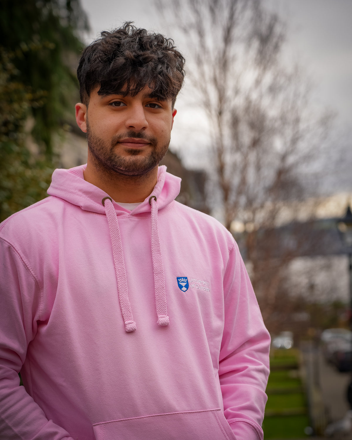 Sustainable University of Dundee Embroidered Hoodie