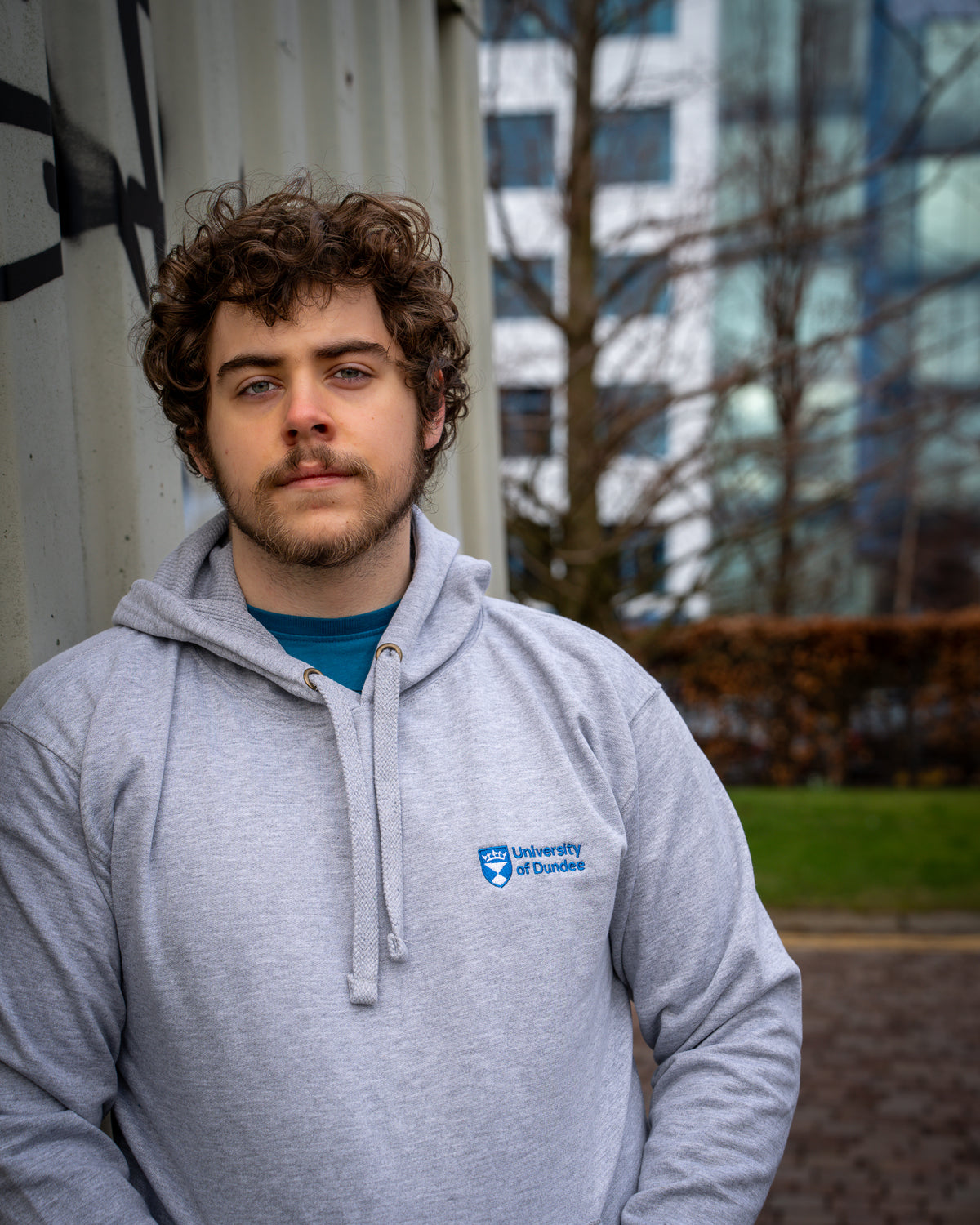 Sustainable University of Dundee Embroidered Hoodie